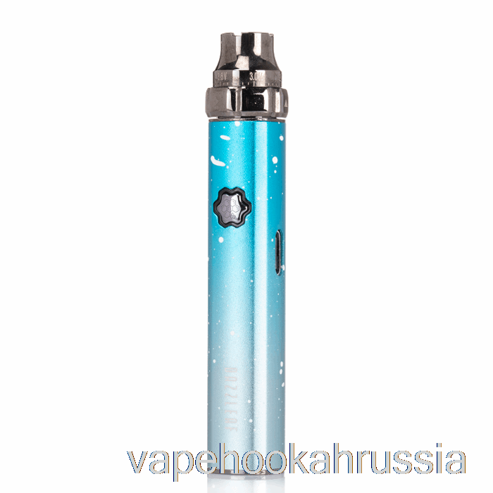 Vape Russia Dazzleaf Squarei Top Twist 510 аккумулятор Небесно-голубые брызги